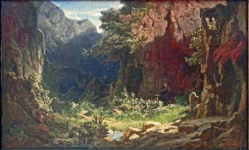 Carl Spitzweg Violine spielend France oil painting art